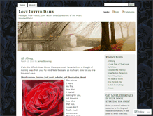 Tablet Screenshot of loveletterdaily.com